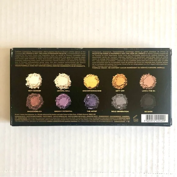 NIB Prince x Urban Decay Eyeshadow, U Got The Look (Limited Edition), Vegan - Picture 3 of 7